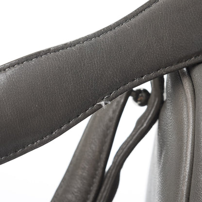 Alexander Wang Lambskin Rocco Gray Silver Clear Hardware 9 of 15