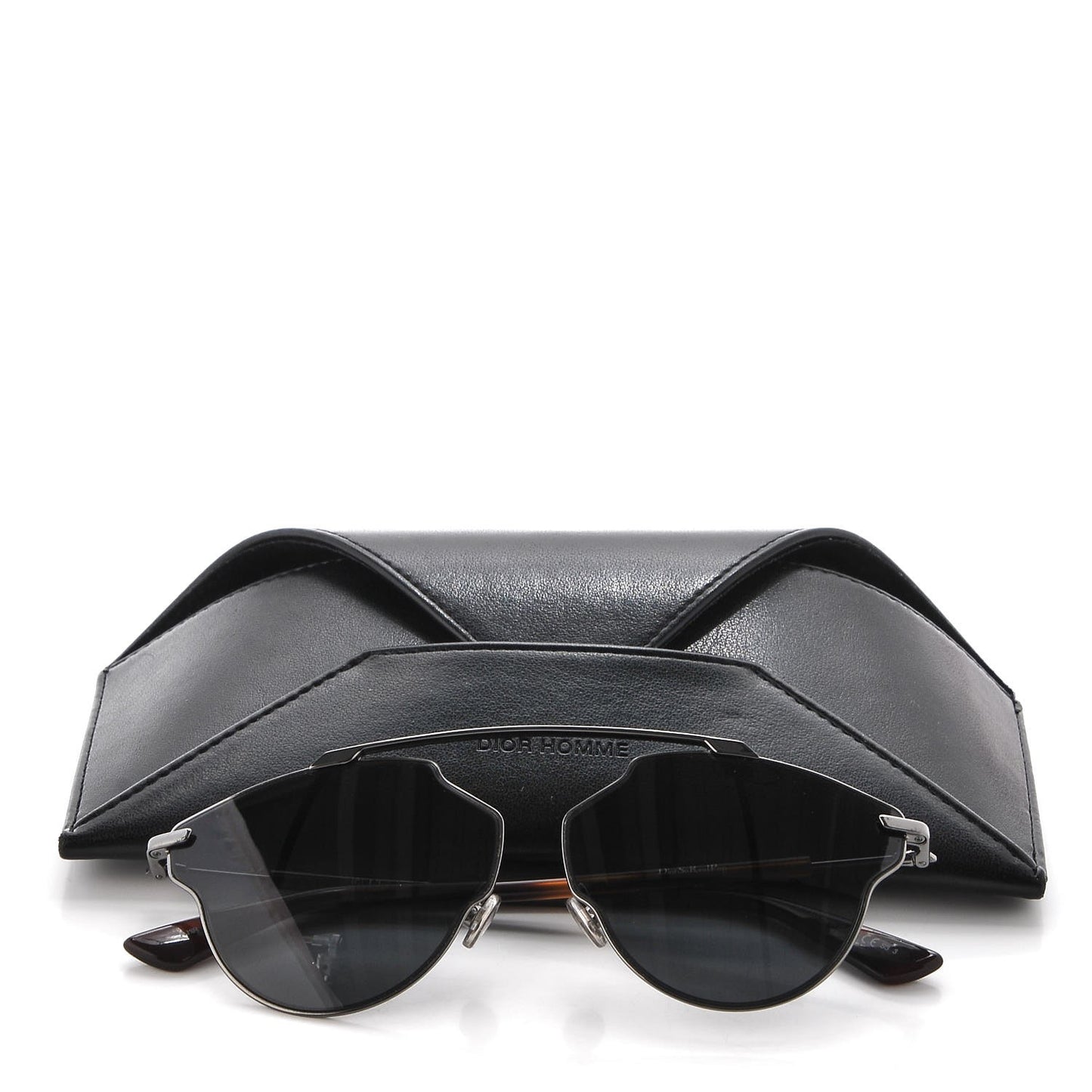 So Real Pop Sunglasses Dark Ruthenium Grey Havana