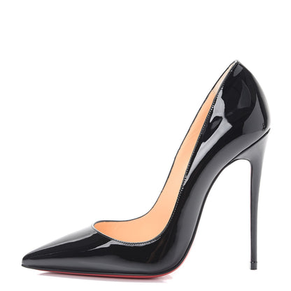 Christian Louboutin Patent So Kate 120 Pumps 37 Black 1 of 8