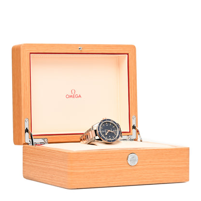 Omega Titanium 18K Rose Gold 41mm 300 Seamaster Master Co-Axial Chronometer Automatic Watch Blue 233.60.41.21.03.001 5 of 5