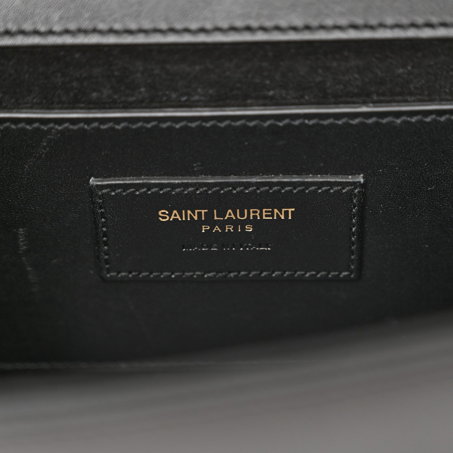 Saint Laurent Smooth Calfskin Medium Classic Monogram Kate Tassel Satchel Black 6 of 17