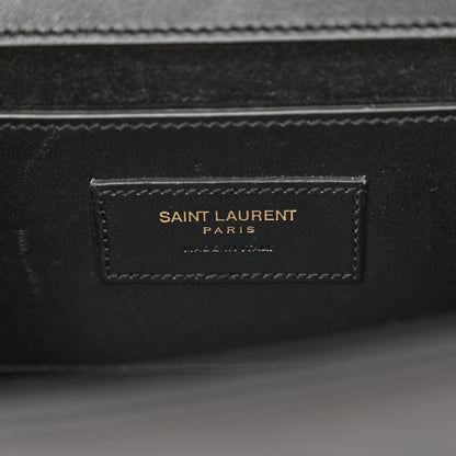 Saint Laurent Smooth Calfskin Medium Classic Monogram Kate Tassel Satchel Black 6 of 17