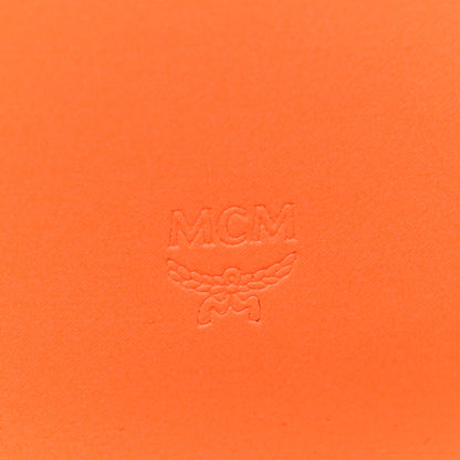 MCM Patent Two Tone Patricia Wallet On Chain Pink Orange 8 of 14