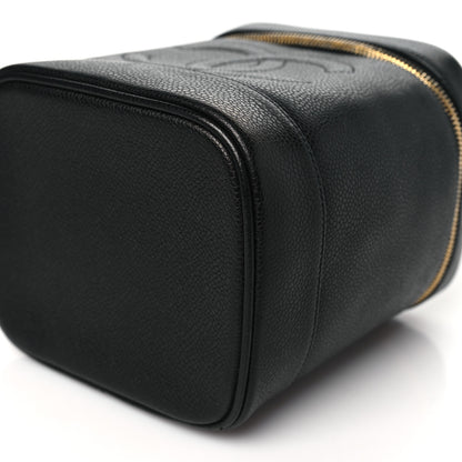 Chanel Caviar Vanity Cosmetic Case Black 11 of 11