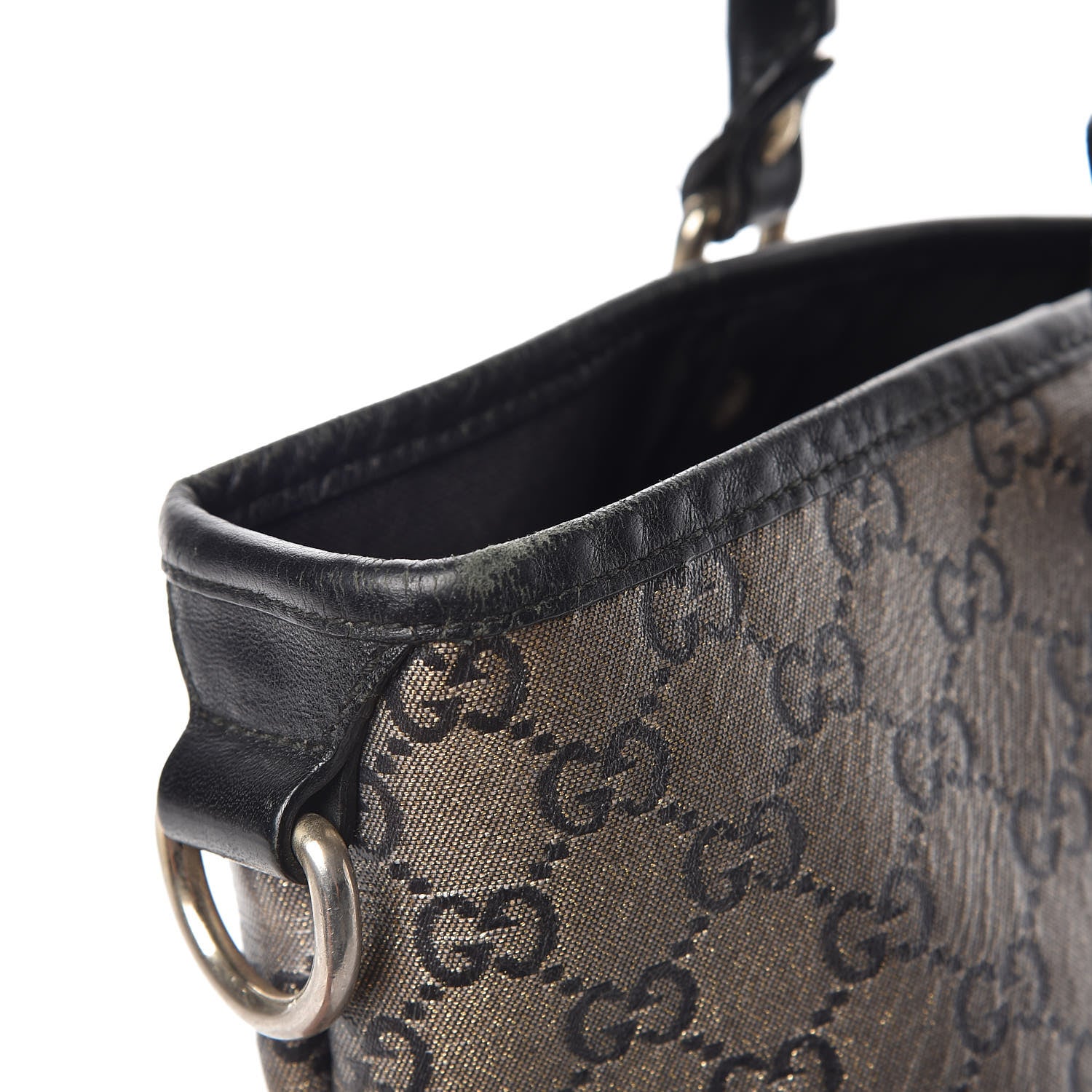 Gucci Lurex Monogram Medium Joy Tote Black 10 of 16