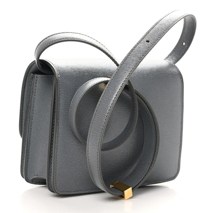 Celine Liege Calfskin Small Classic Box Flap Bag Medium Grey 3 of 9