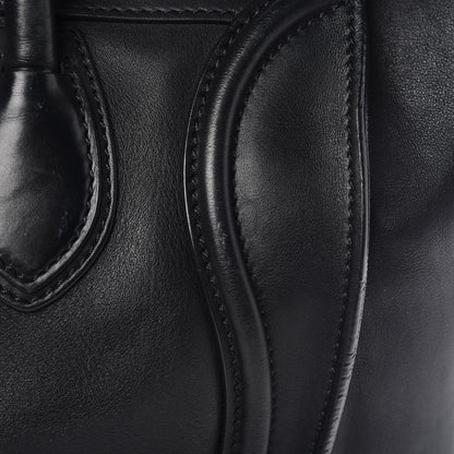 Celine Smooth Calfskin Mini Luggage Black 17 of 27