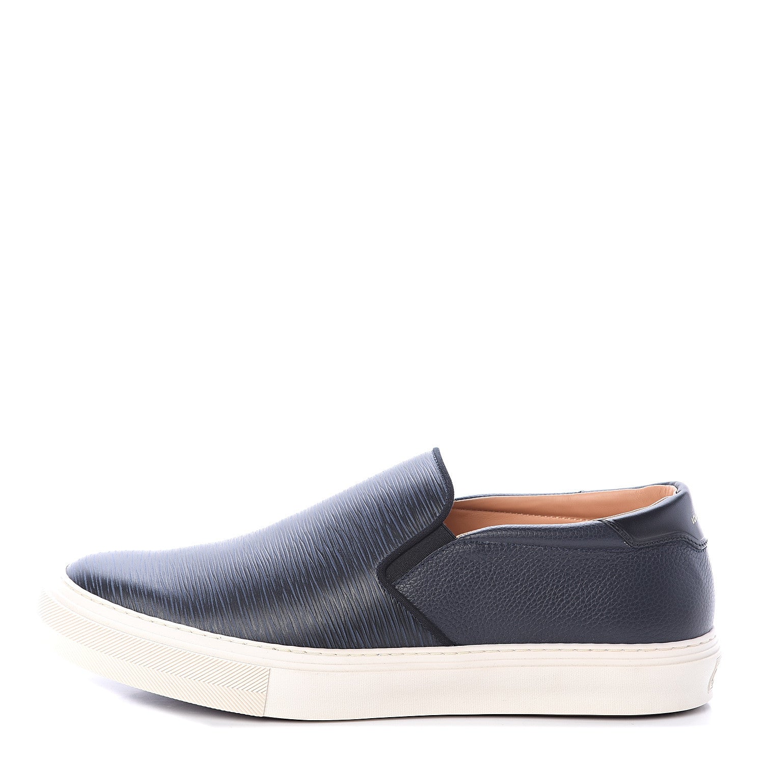 Louis Vuitton Epi Slip On Sneakers 10 Navy 1 of 7