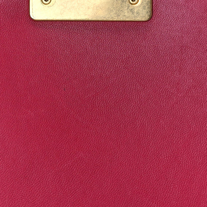 Chanel Lambskin Quilted Medium Chain Detail Boy Flap Fuchsia 10 of 13