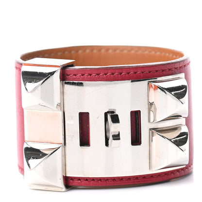Hermes Swift Collier de Chien CDC Bracelet M Rubis 3 of 6