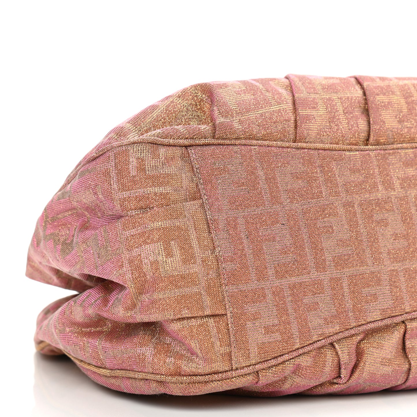 Metallic Lurex Zucca Mia Tote Arancio