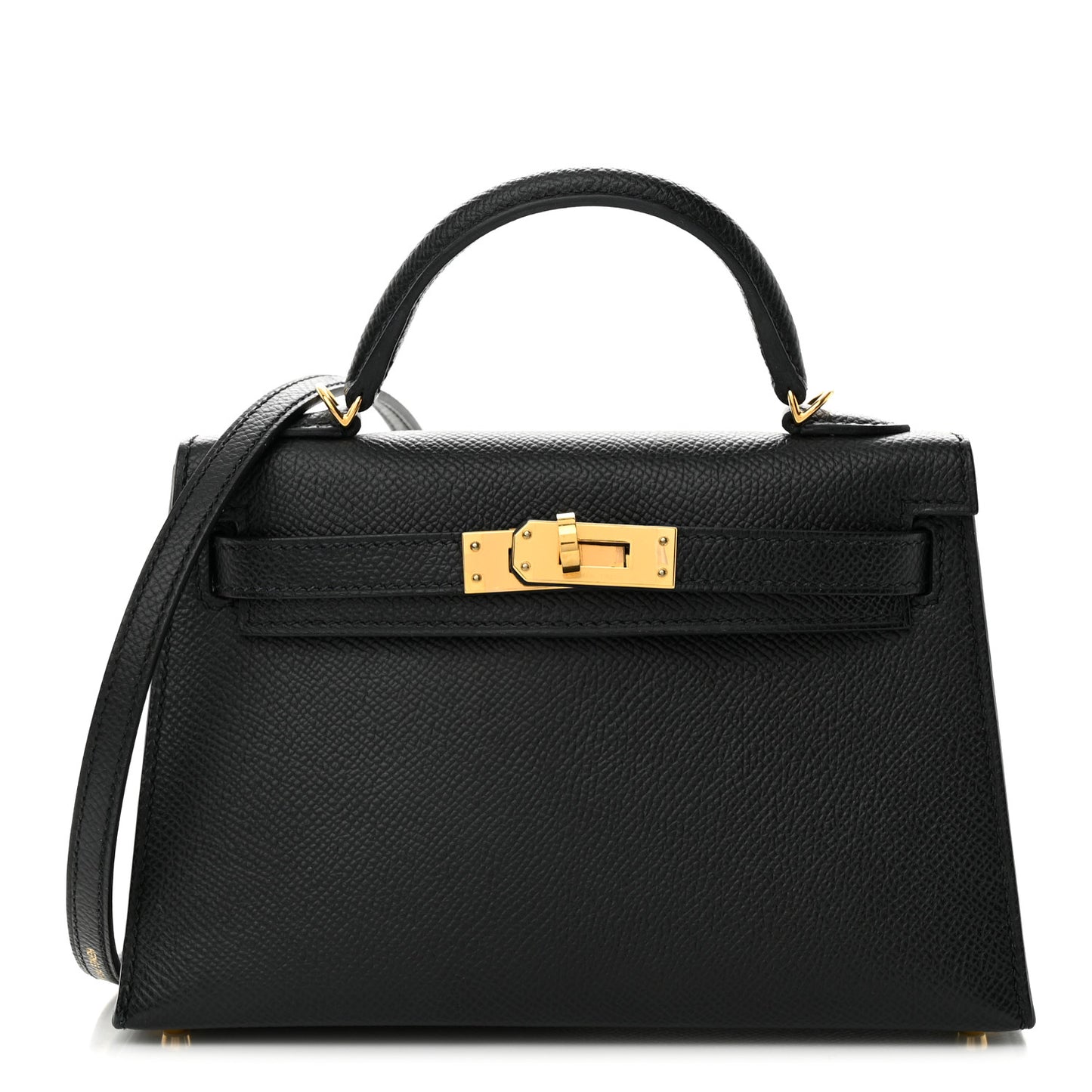 Epsom Mini Kelly Sellier 20 Black