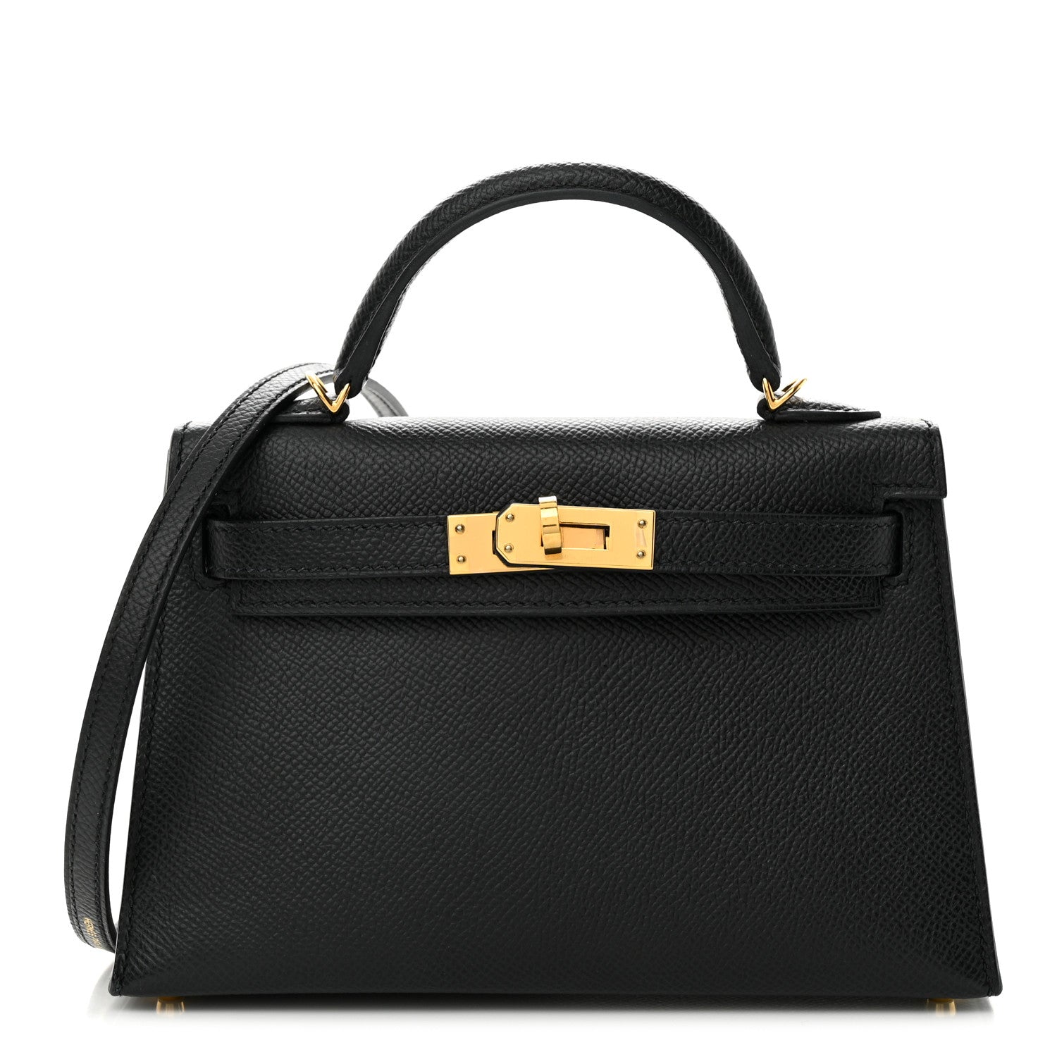 Hermes Epsom Mini Kelly Sellier 20 Black 1 of 11