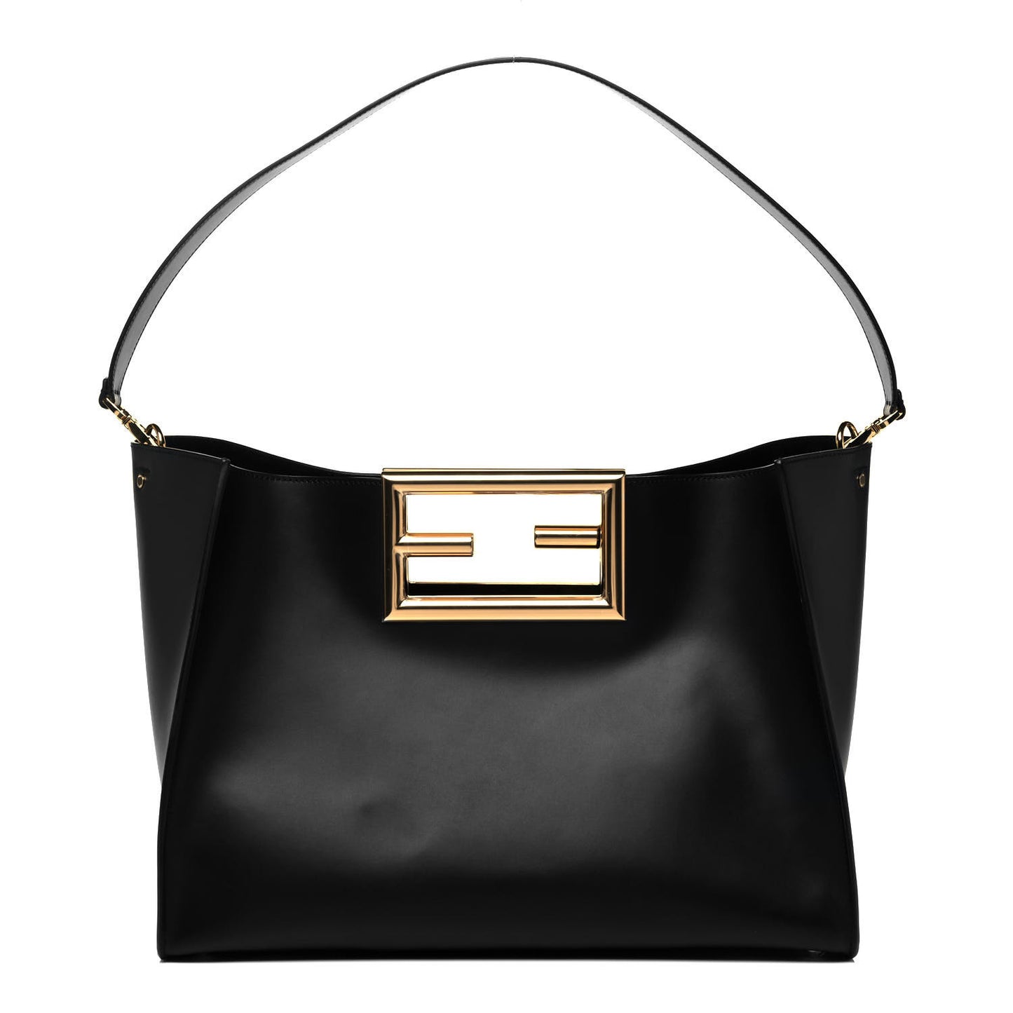 Vitello King Medium Fendi Way Tote Black