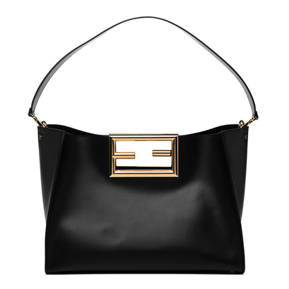 Fendi Vitello King Medium Fendi Way Tote Black 2 of 10