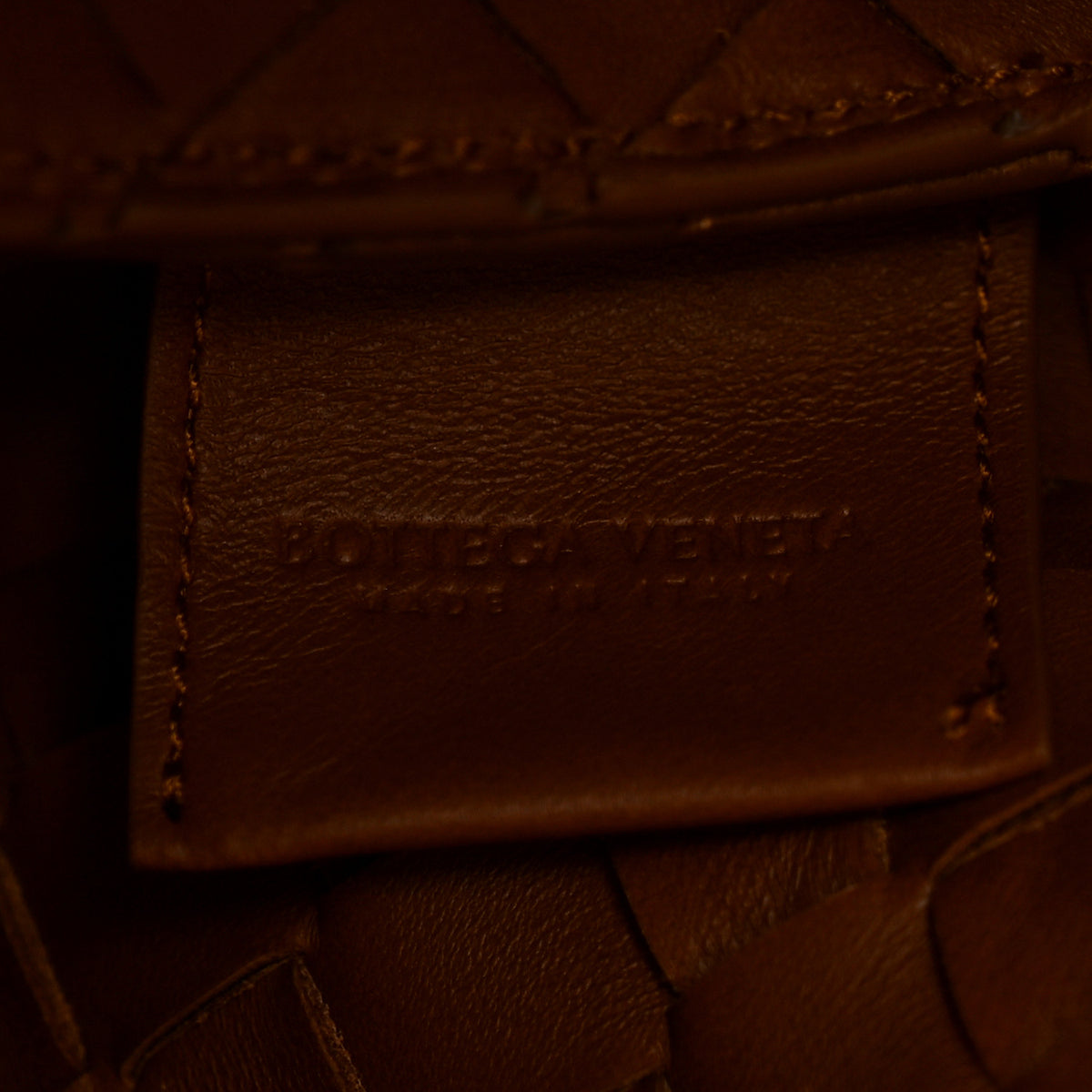 Bottega Veneta Suede Intrecciato Large Campana Shoulder Bag Amber 7 of 11