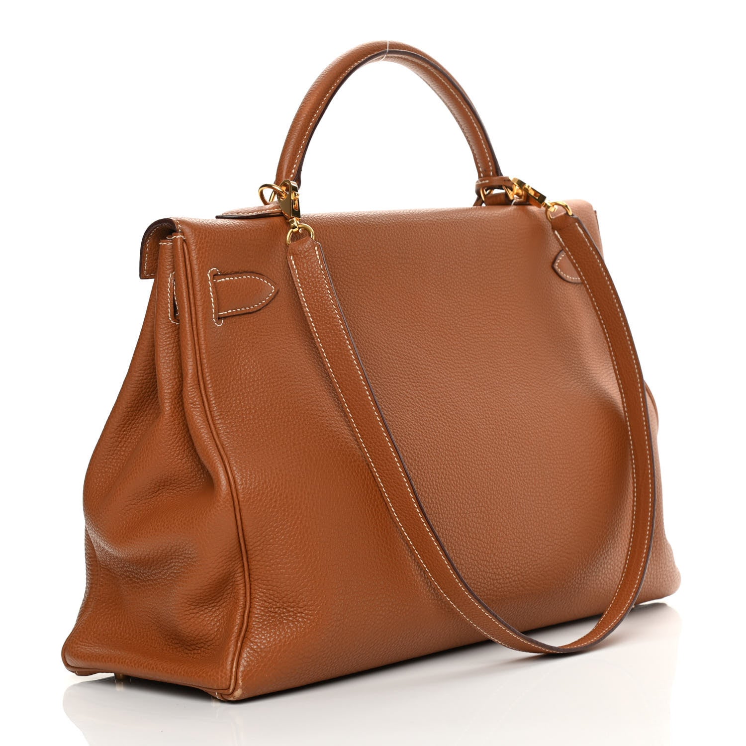 Hermes Togo Kelly Retourne 40 Gold 3 of 22