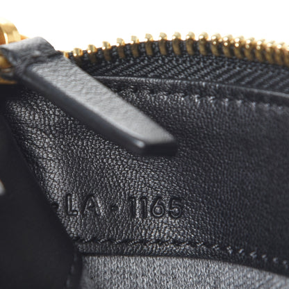 Celine Lambskin Large Trio Crossbody Bag Black 9 of 9