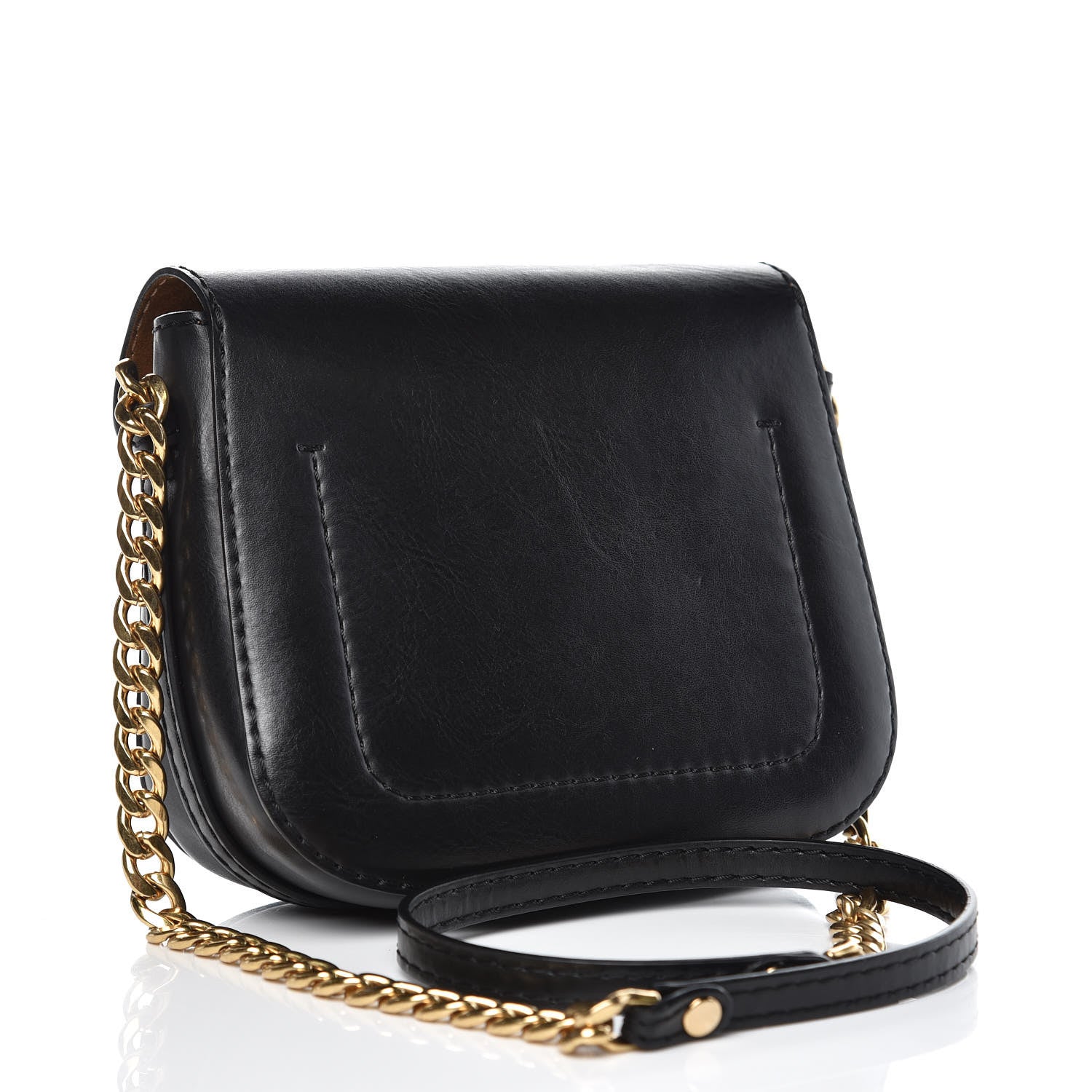 Stella McCartney Eco Alter Nappa Popper Shoulder Bag Black 3 of 8