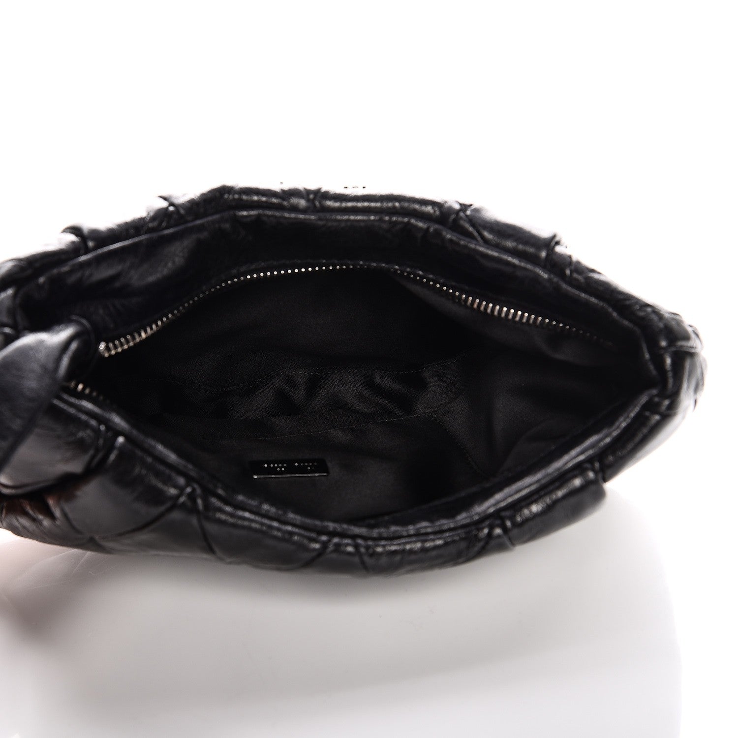 Miu Miu Vitello Shine Quilted Wristlet Nero Black 5 of 7