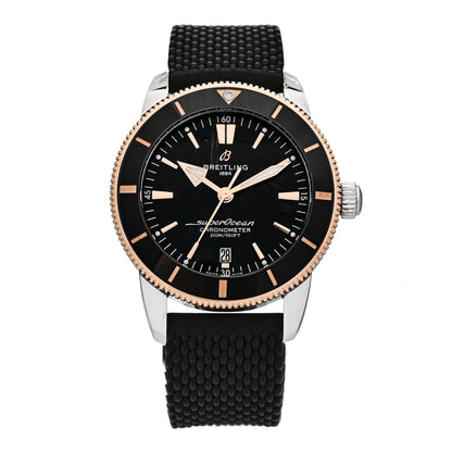 Breitling Stainless Steel 18K Rose Gold Rubber 44mm Superocean Heritage II B20 Automatic Watch Black UB2030121B1S1 1 of 4