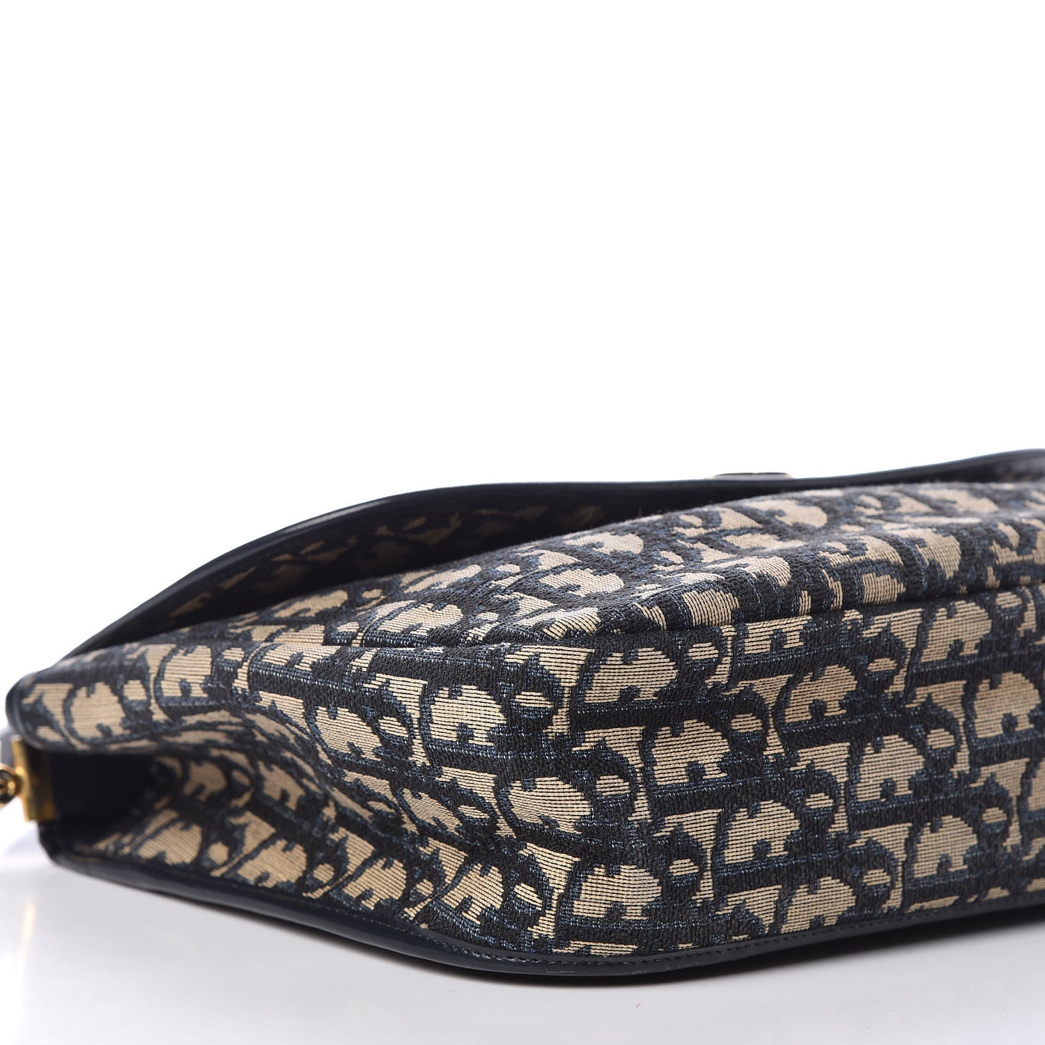 Christian Dior Monogram Flap Navy Blue 15 of 16