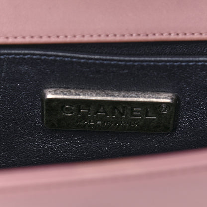 Chanel Fur Calfskin Small Boy Flap Pink 6 of 16