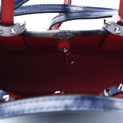 Christian Louboutin Calfskin Punk Mini North South Cabata Tote Multi 6 of 11