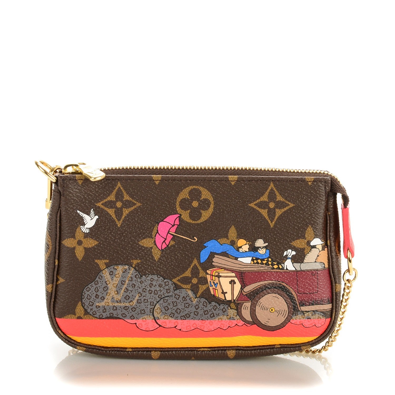 Louis Vuitton Monogram 2015 Christmas Animation Mini Pochette Accessories 1 of 7