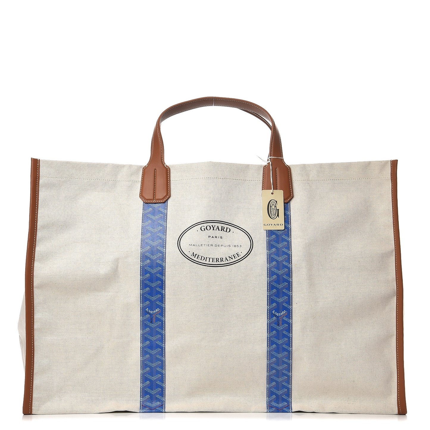 Goyardine Reversible Mediterranee Saint-Tropez Sky Blue