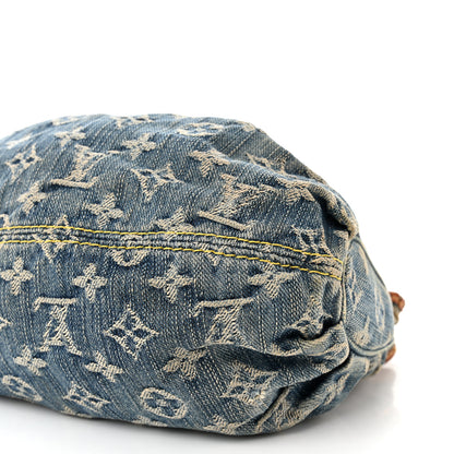 Louis Vuitton Monogram Denim Pleaty Blue 9 of 11