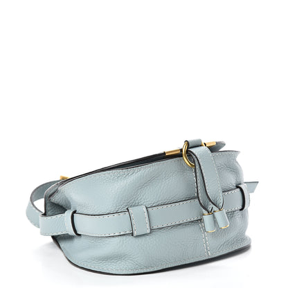 Chloe Calfskin Mini Marcie Round Crossbody Bag Faded Blue 3 of 10