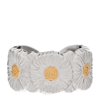 Buccellati Sterling Silver Gold Vermeil Blossoms Daisy Ring 50 5.5 1 of 4