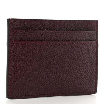 Gucci Grainy Calfskin Zumi Card Holder Vintage Bordeaux 3 of 6