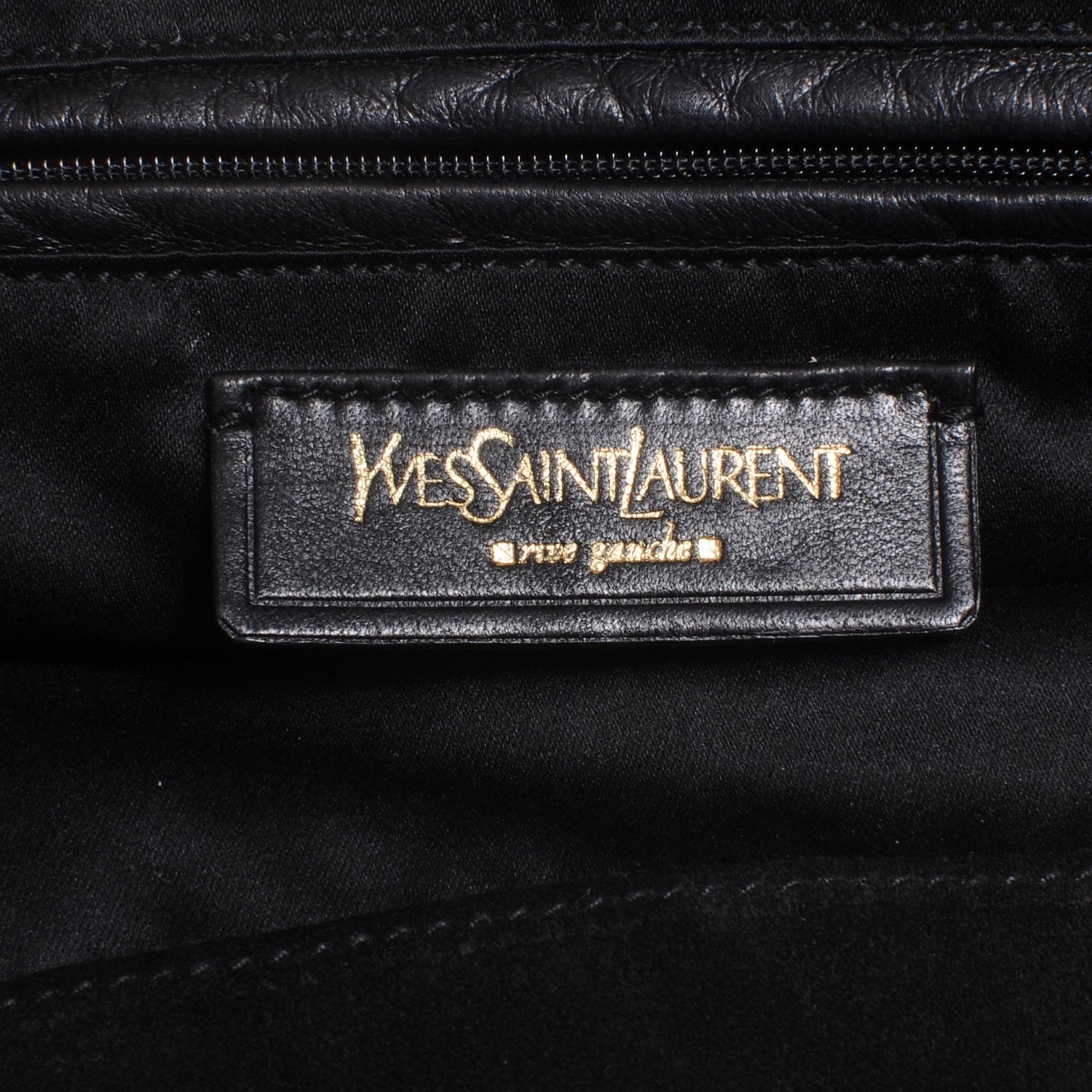 Saint Laurent Leather Medium Downtown Tote Silver 6 of 7