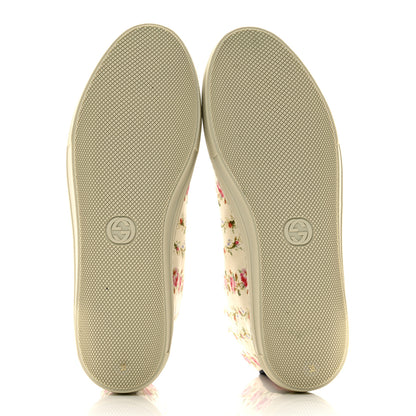 Gucci Canvas Romantic Print Major Blind For Love High Top Sneakers 38 Ivory 5 of 9