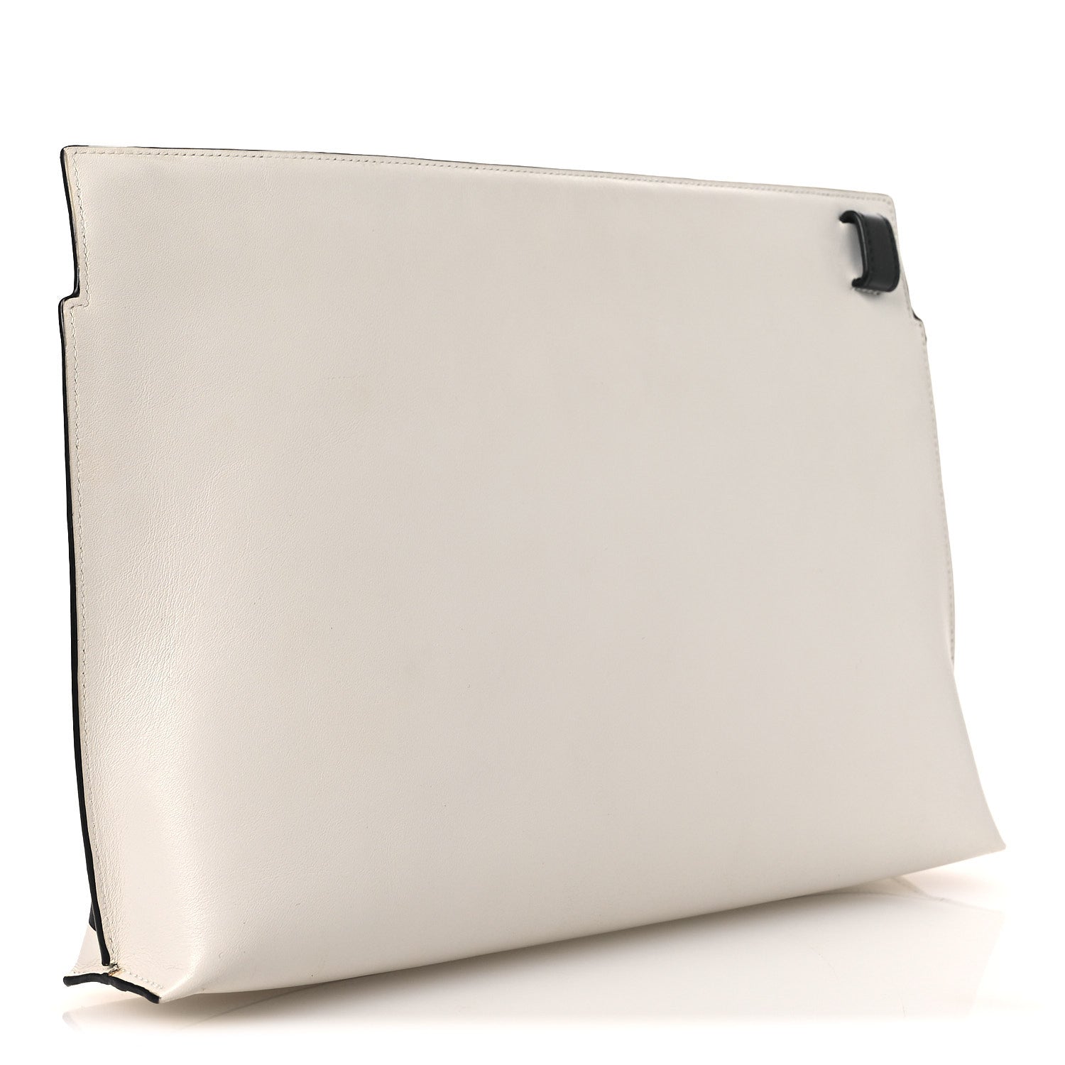Loewe Calfskin Mushroom T Pouch Bag White 3 of 10
