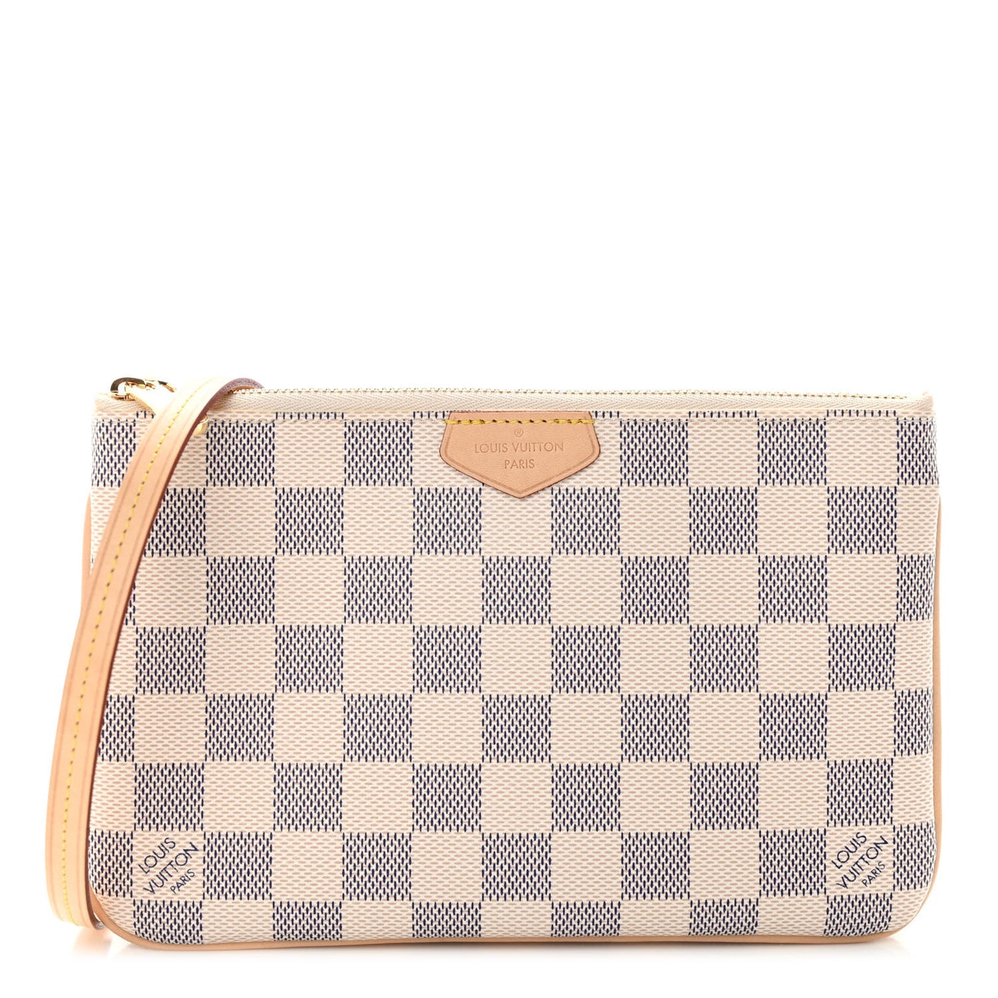 Damier Azur Double Zip Pochette