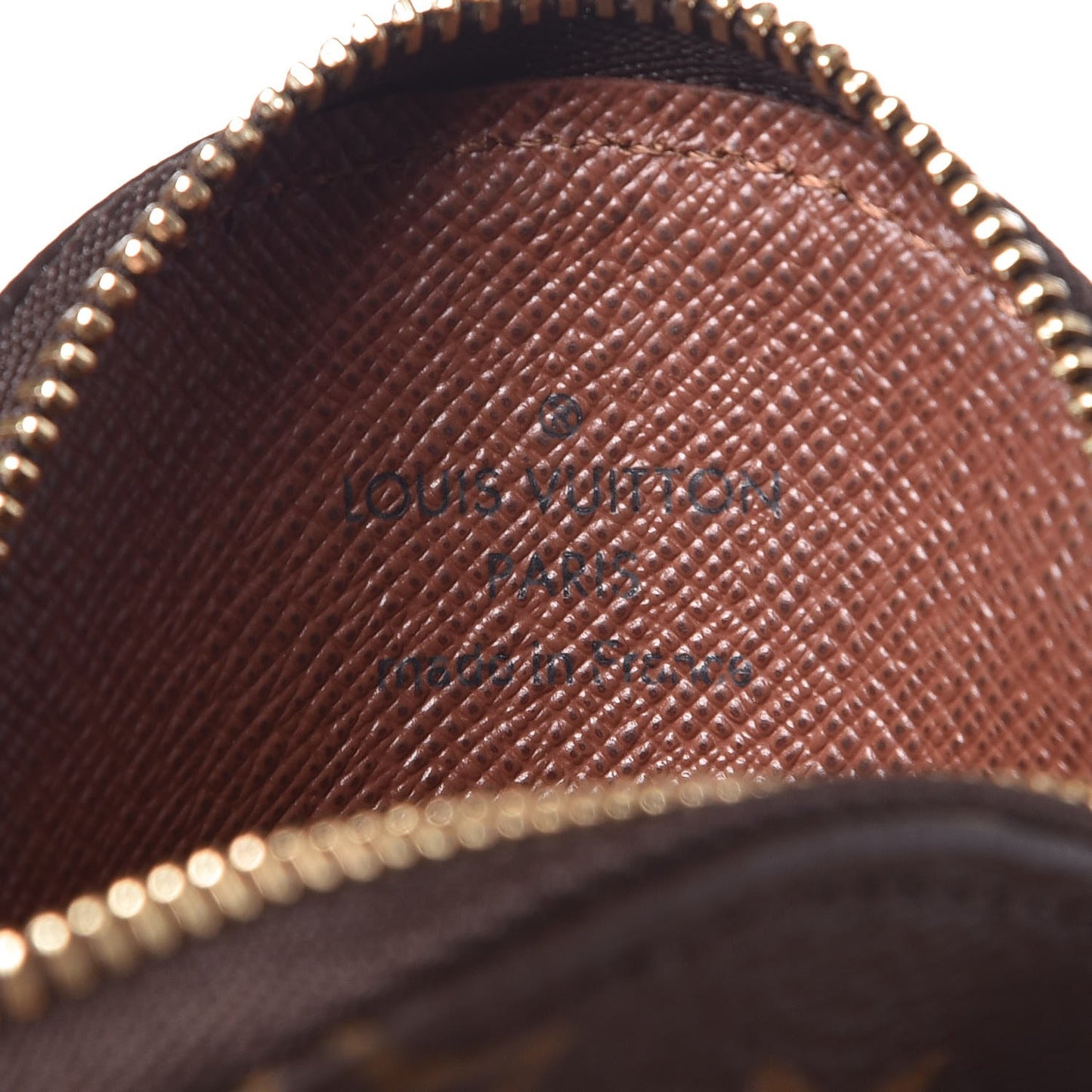Monogram Round Coin Purse
