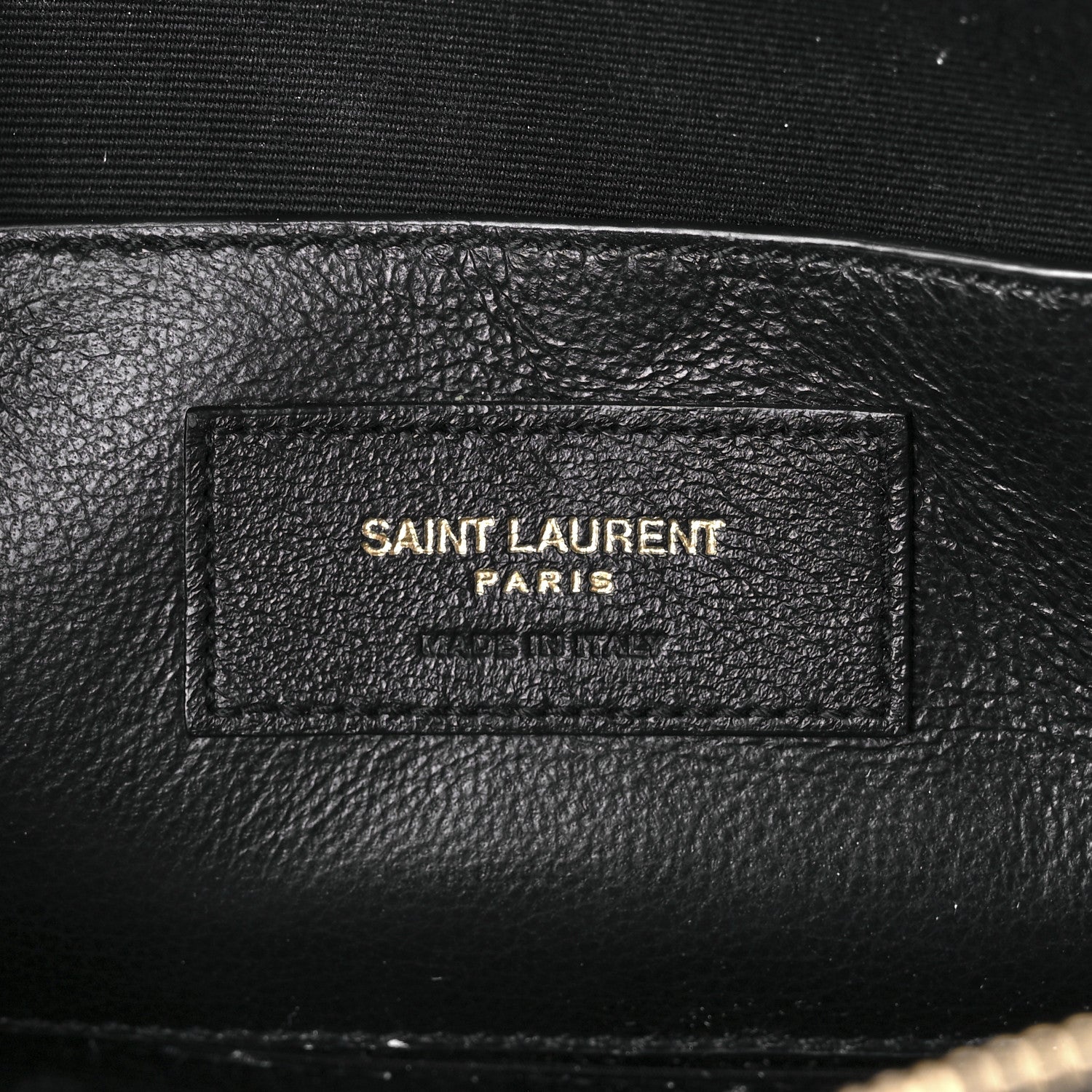 Saint Laurent Lambskin Matelasse Vicky Monogram Belt Bag Black 6 of 9