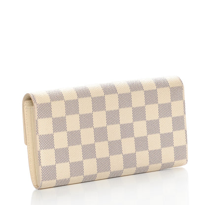 Louis Vuitton Damier Azur Sarah Wallet 3 of 8