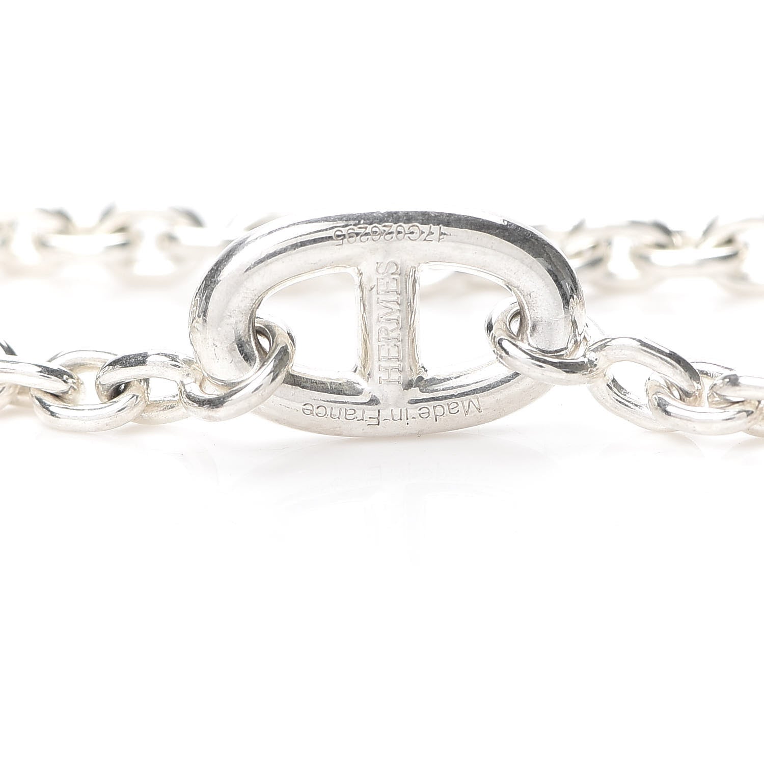 Hermes Sterling Silver Farandole Necklace 160 4 of 5