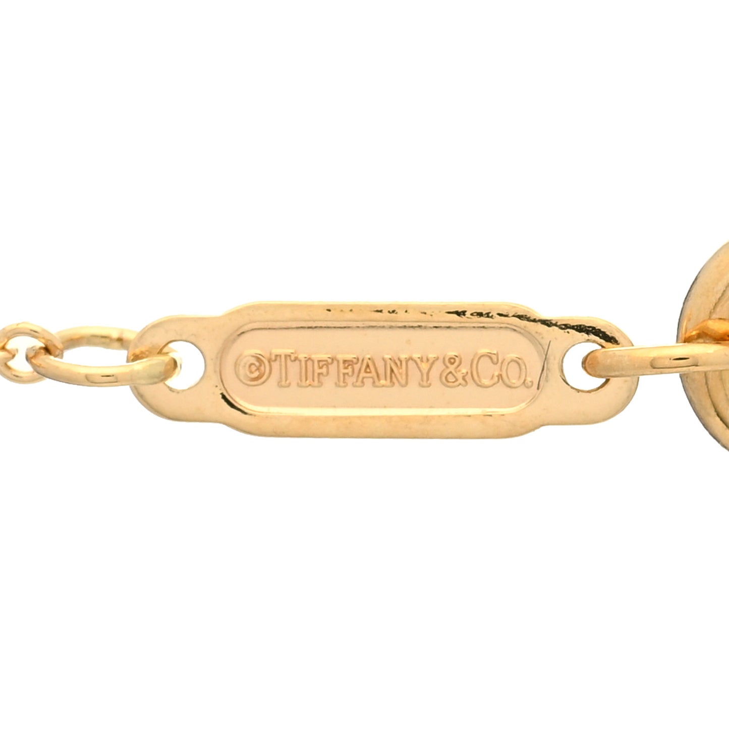 18K Rose Gold Diamond Small T Smile Pendant Necklace