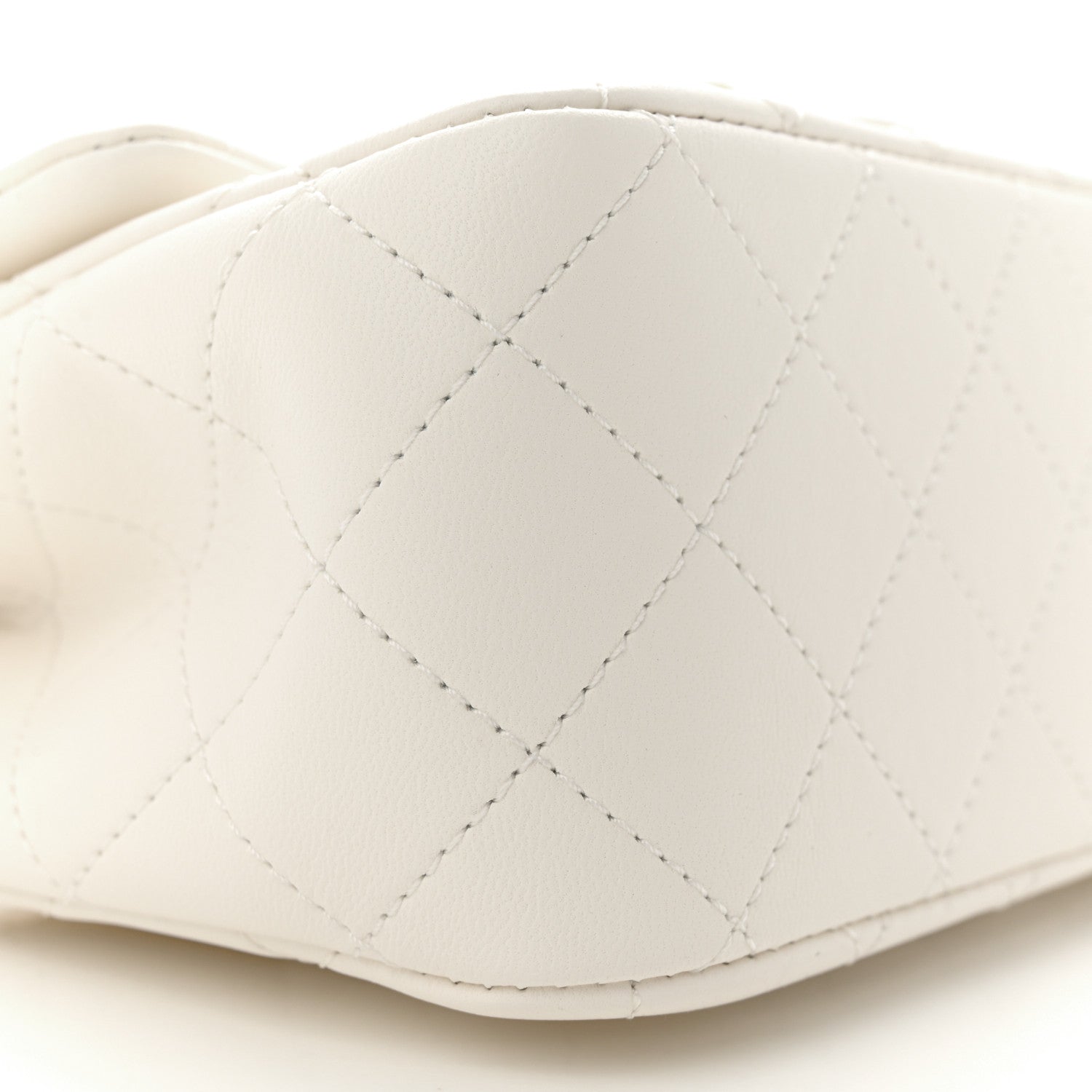 Chanel Lambskin Quilted Mini Pearl Crush Flap White 9 of 11