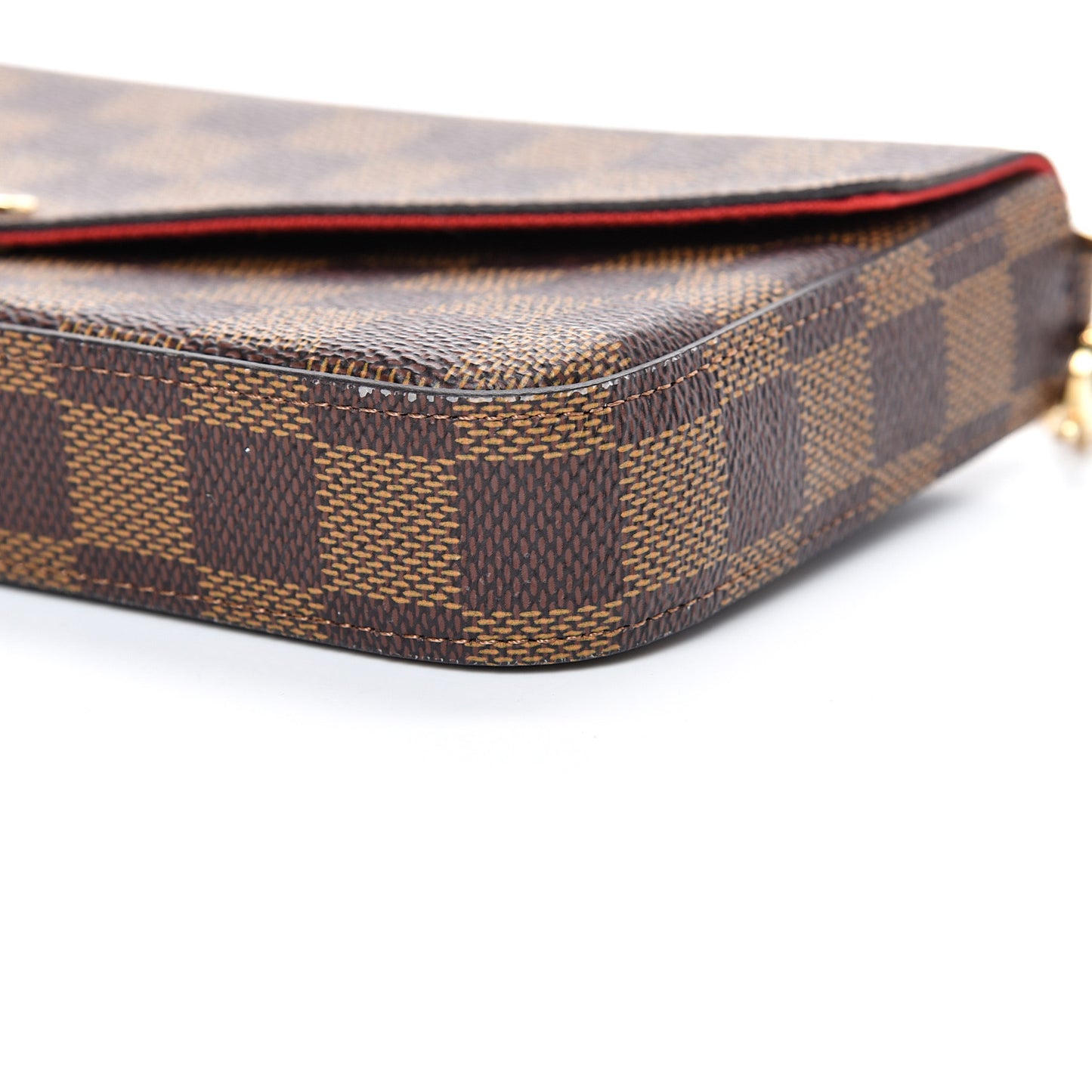 Damier Ebene Pochette Felicie Chain Wallet