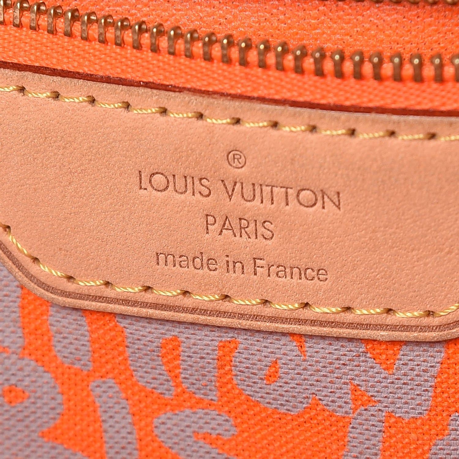 Louis Vuitton Monogram Graffiti Neverfull GM Orange 8 of 16