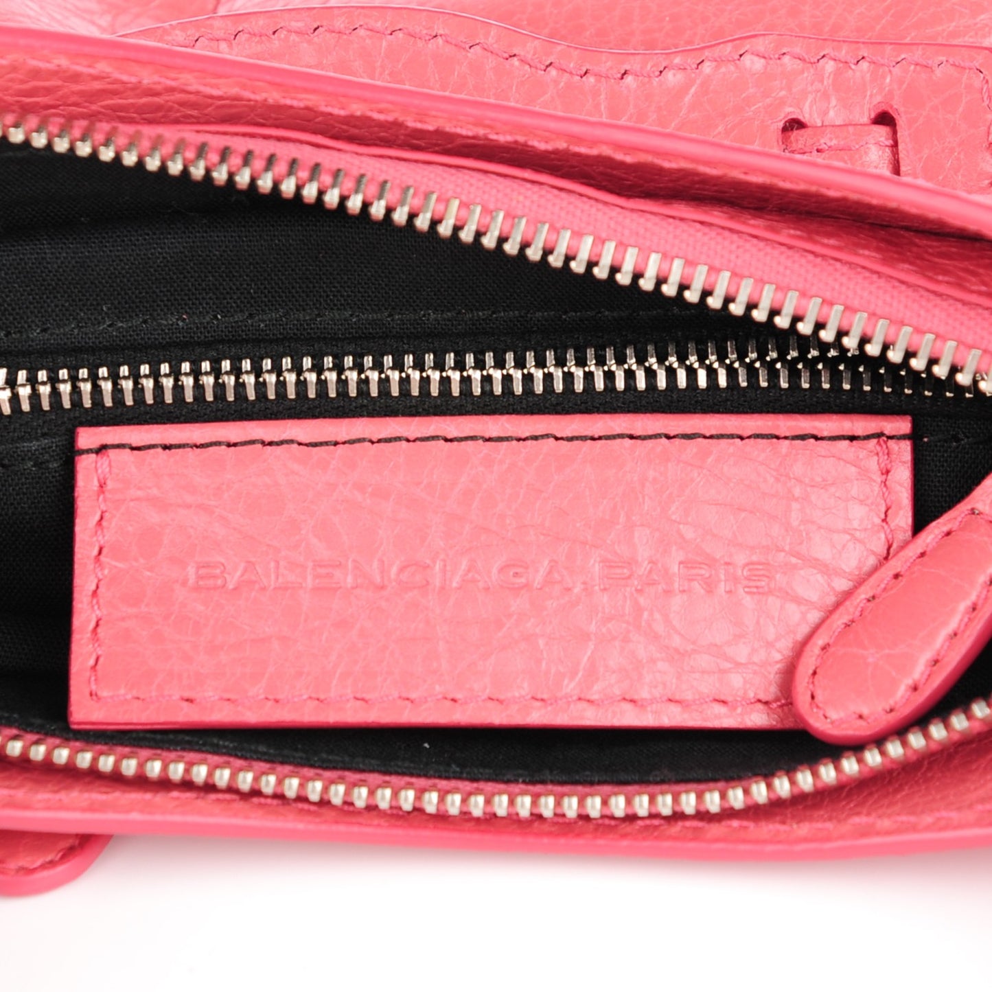 Agneau Giant 12 Silver Hardware Shoulder Bag Rose Bonbon