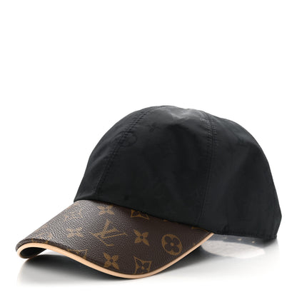 Louis Vuitton Polyester Silk Monogram LV Get Ready Cap L Black 1 of 8