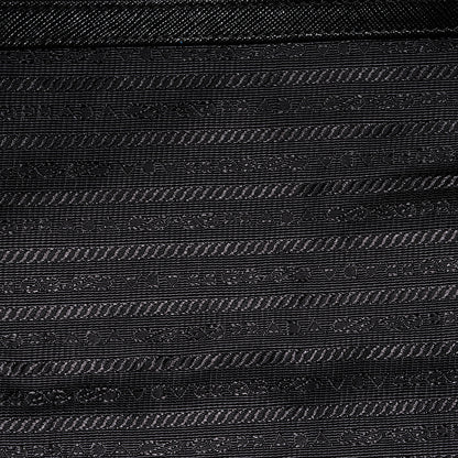 Prada Saffiano Bi-Color Duffle Bag Ottanio Black 7 of 8