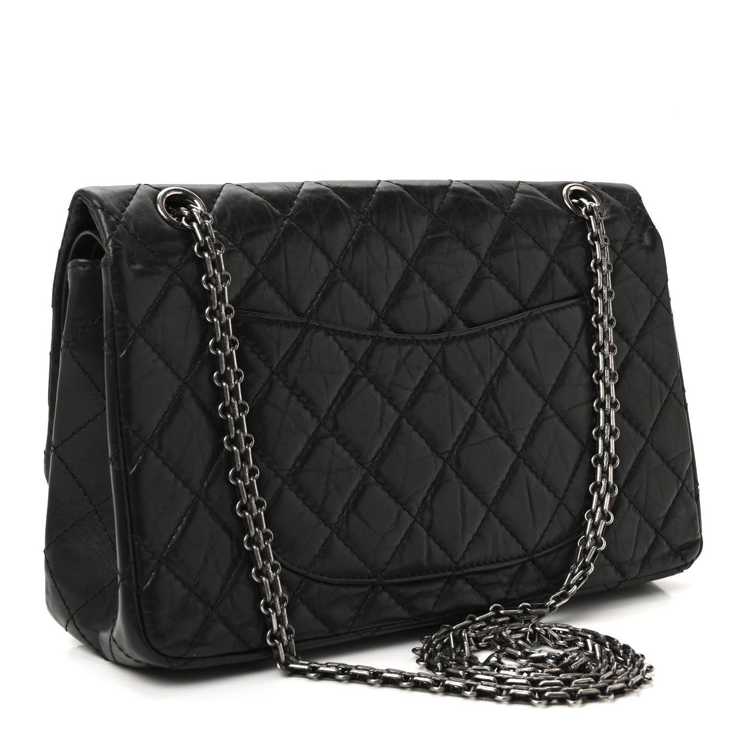 Chanel Aged Calfskin Quilted 2.55 Reissue 226 Flap Black 3 of 10